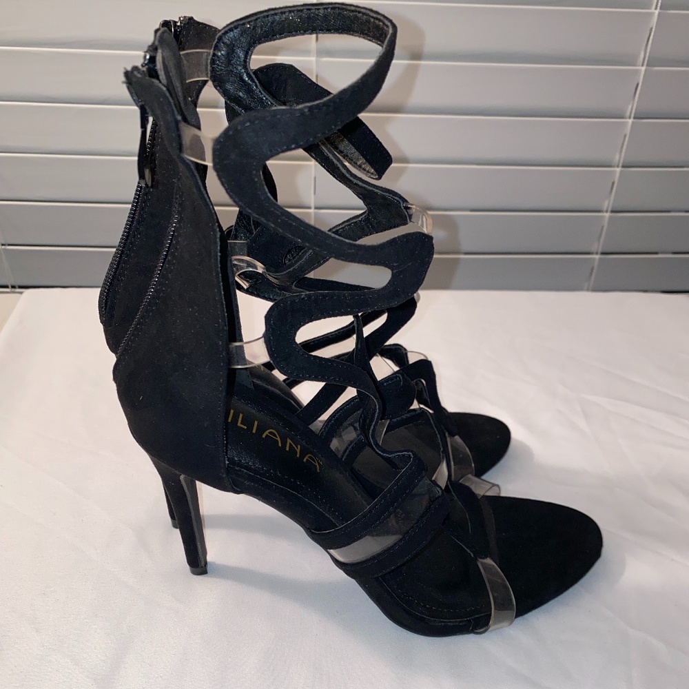 Black Strappy heels